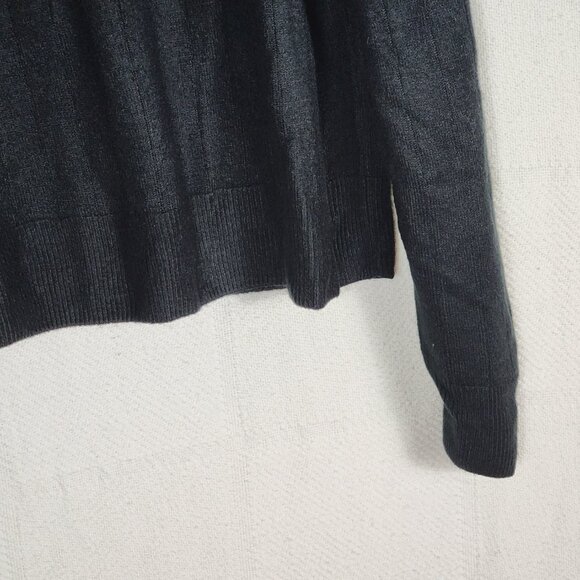 Dockers Black Acrylic Long Sleeve Mock Neck Basic Soft Pullover Sweater Size XL - Picture 6 of 16